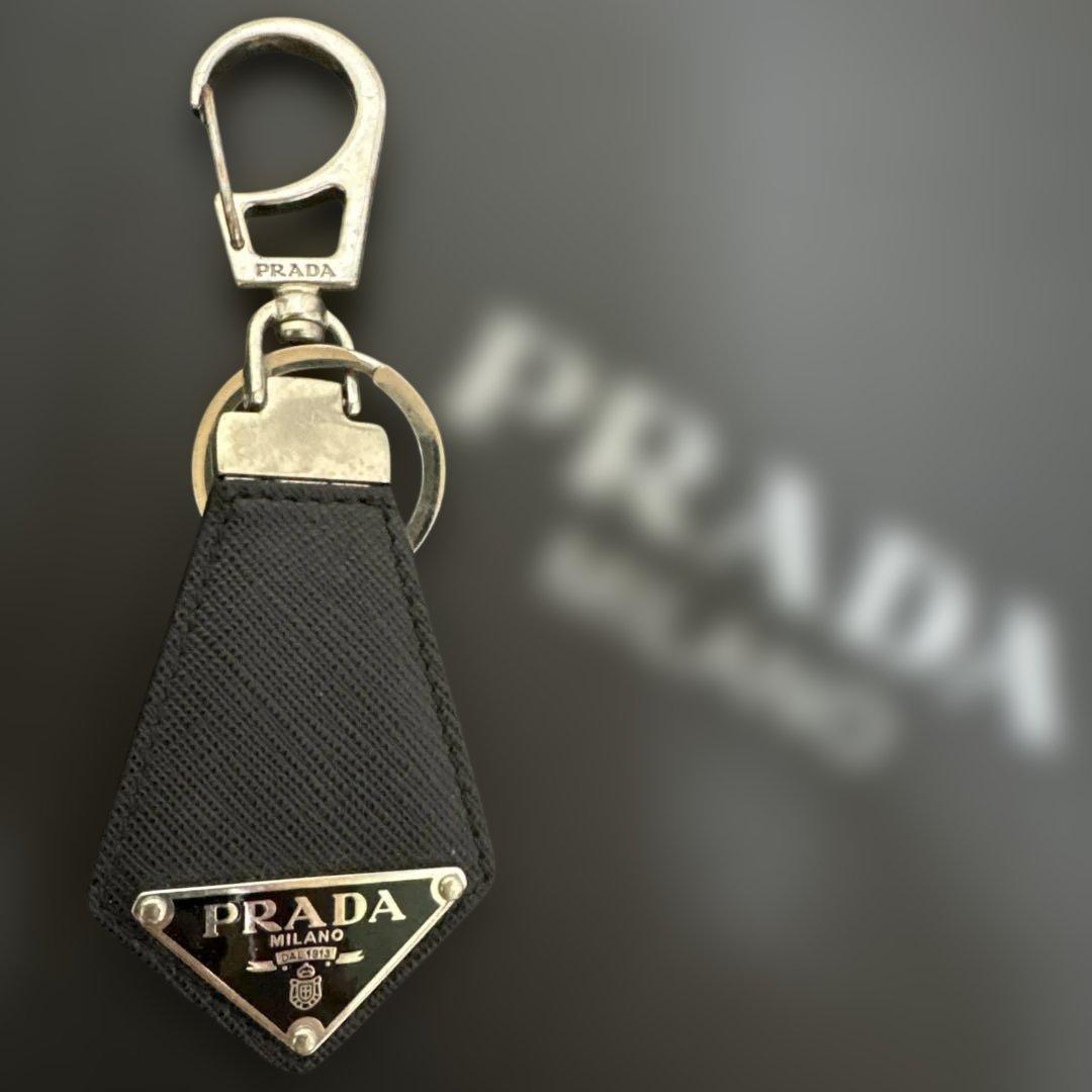 PRADA サフィアーノレザー キーリング
