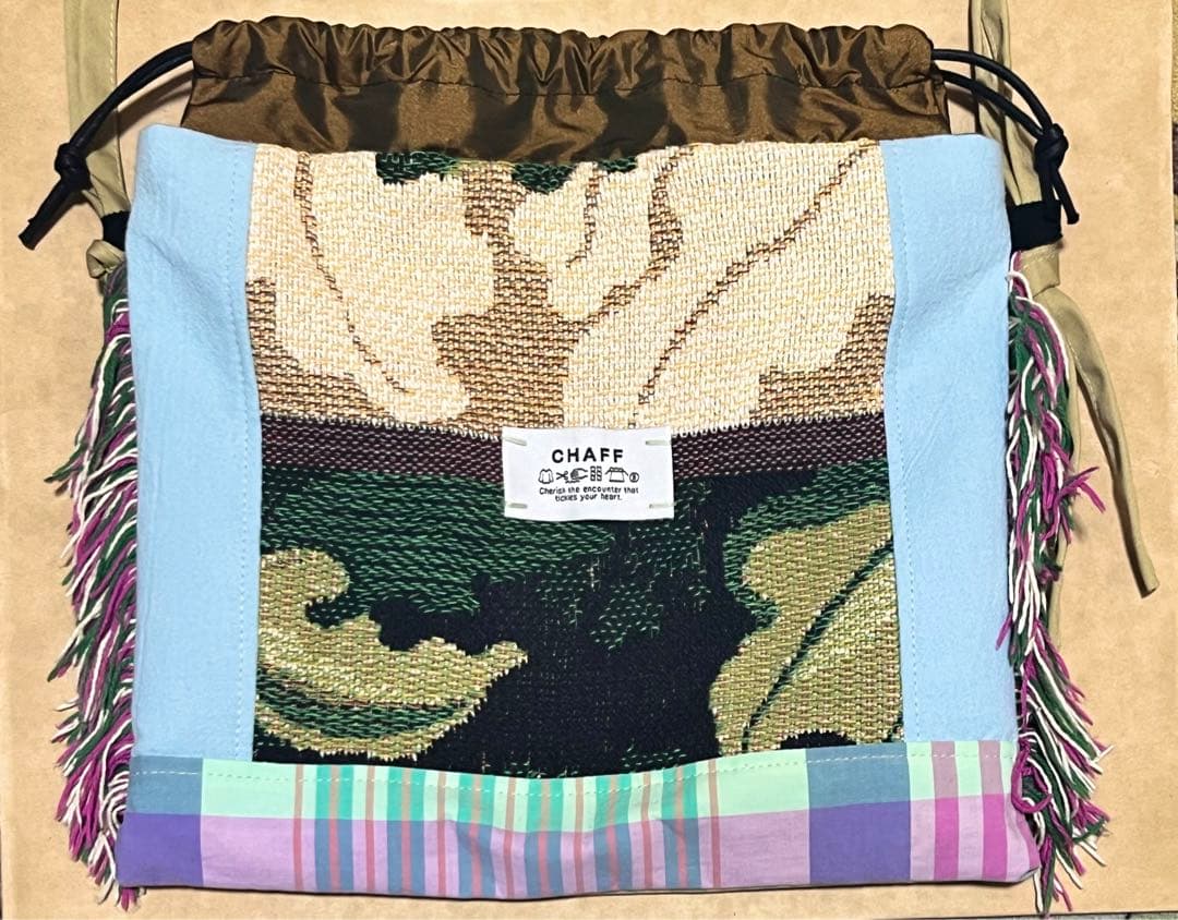 CHAFF 巾着ショルダーバッグ