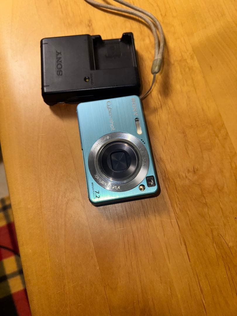 SONY Cyber-shot 青 デジタルカメラ 本体 ケース無し