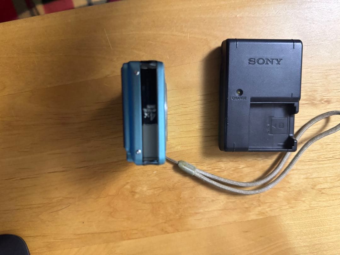 SONY Cyber-shot 青 デジタルカメラ 本体 ケース無し