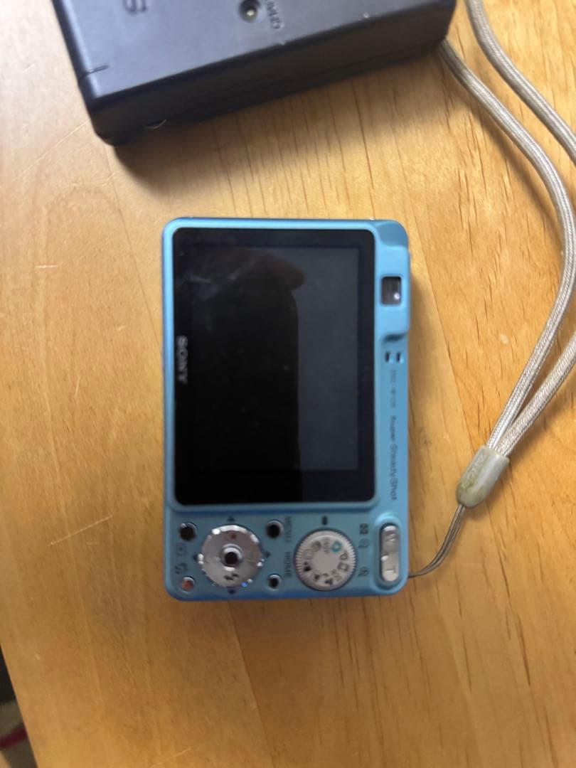 SONY Cyber-shot 青 デジタルカメラ 本体 ケース無し