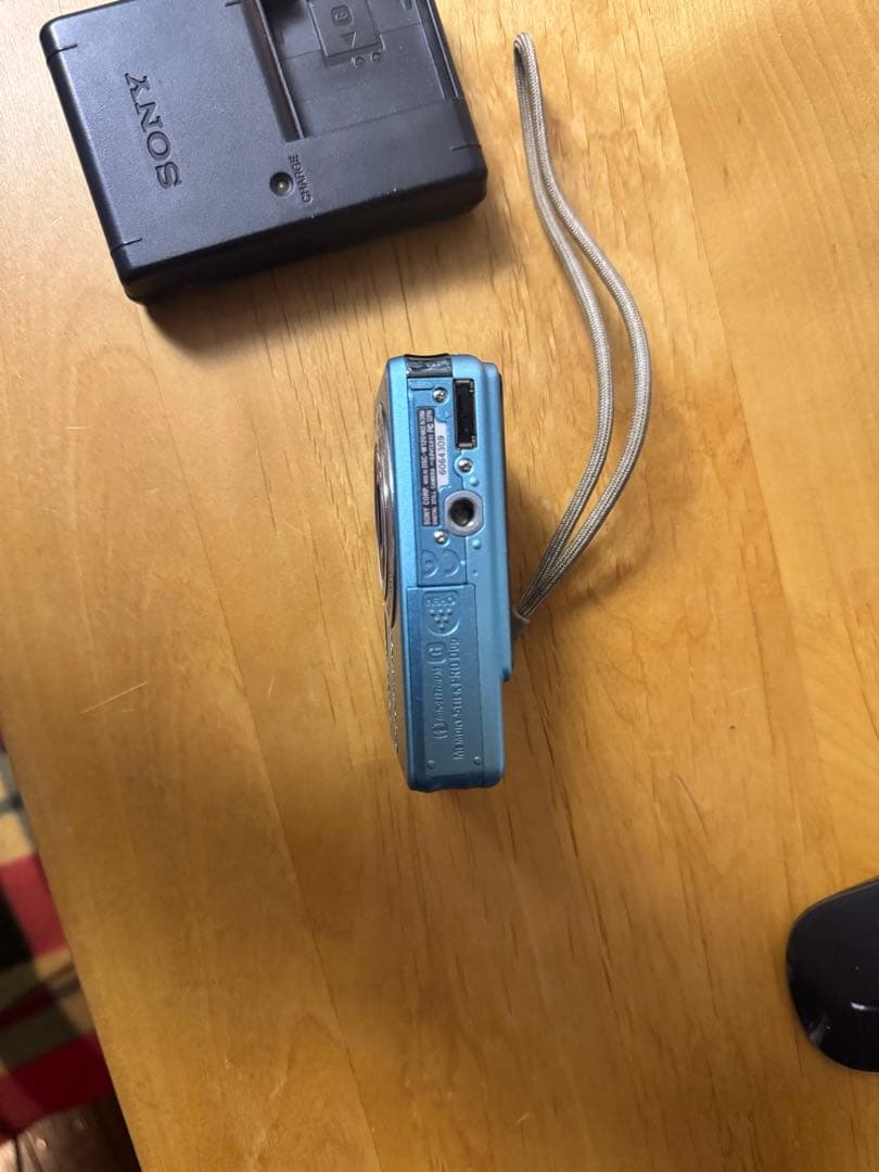 SONY Cyber-shot 青 デジタルカメラ 本体 ケース無し