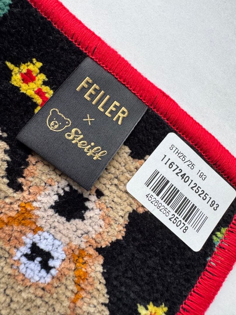 ヘッズスニーカーFEILER Steiff コラボ ハンカチ　キーリング♡