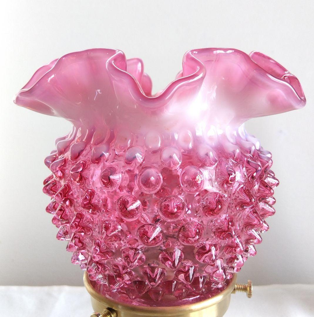 ☆美☆フェントン クランベリーシェード テーブルランプ レア