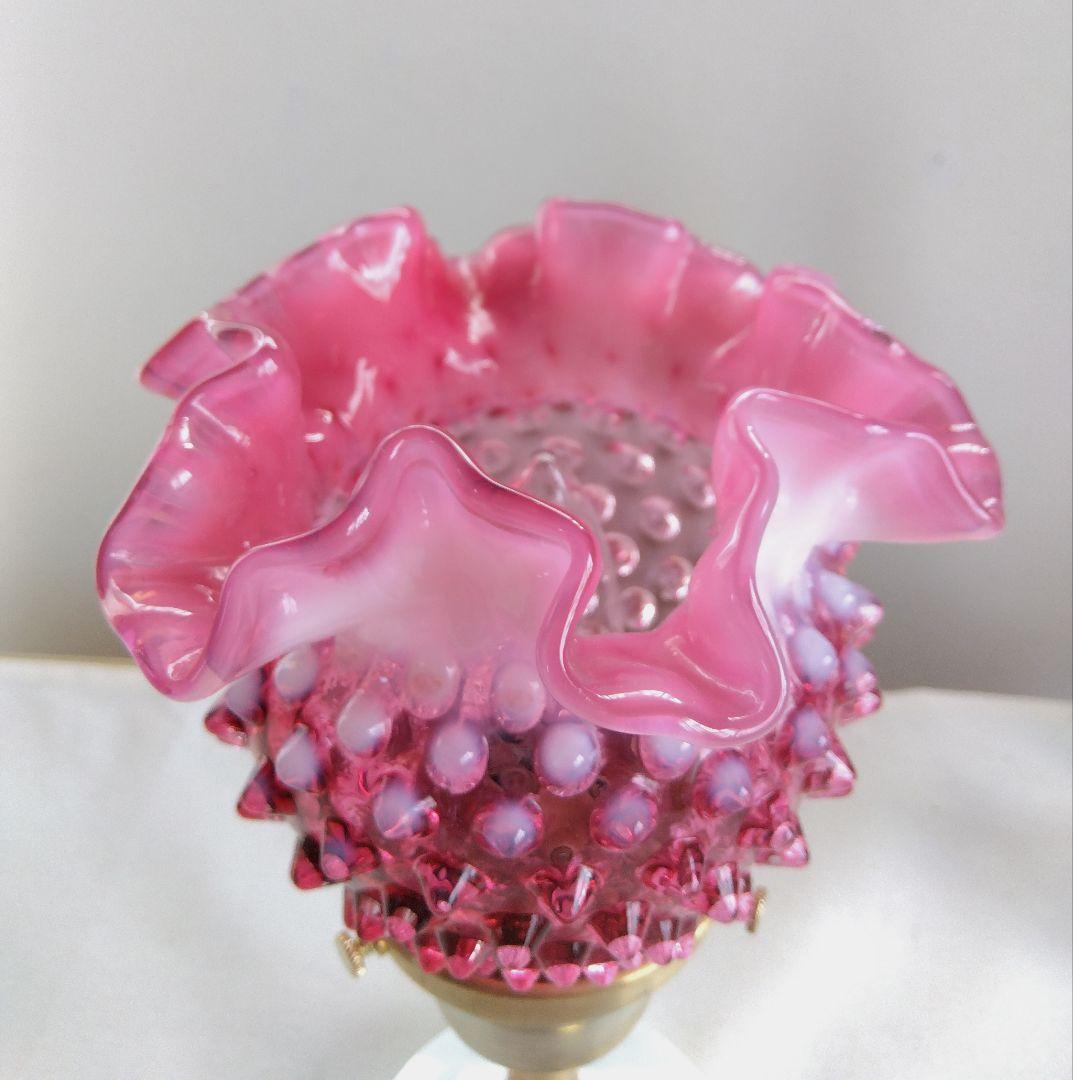 ☆美☆フェントン クランベリーシェード テーブルランプ レア