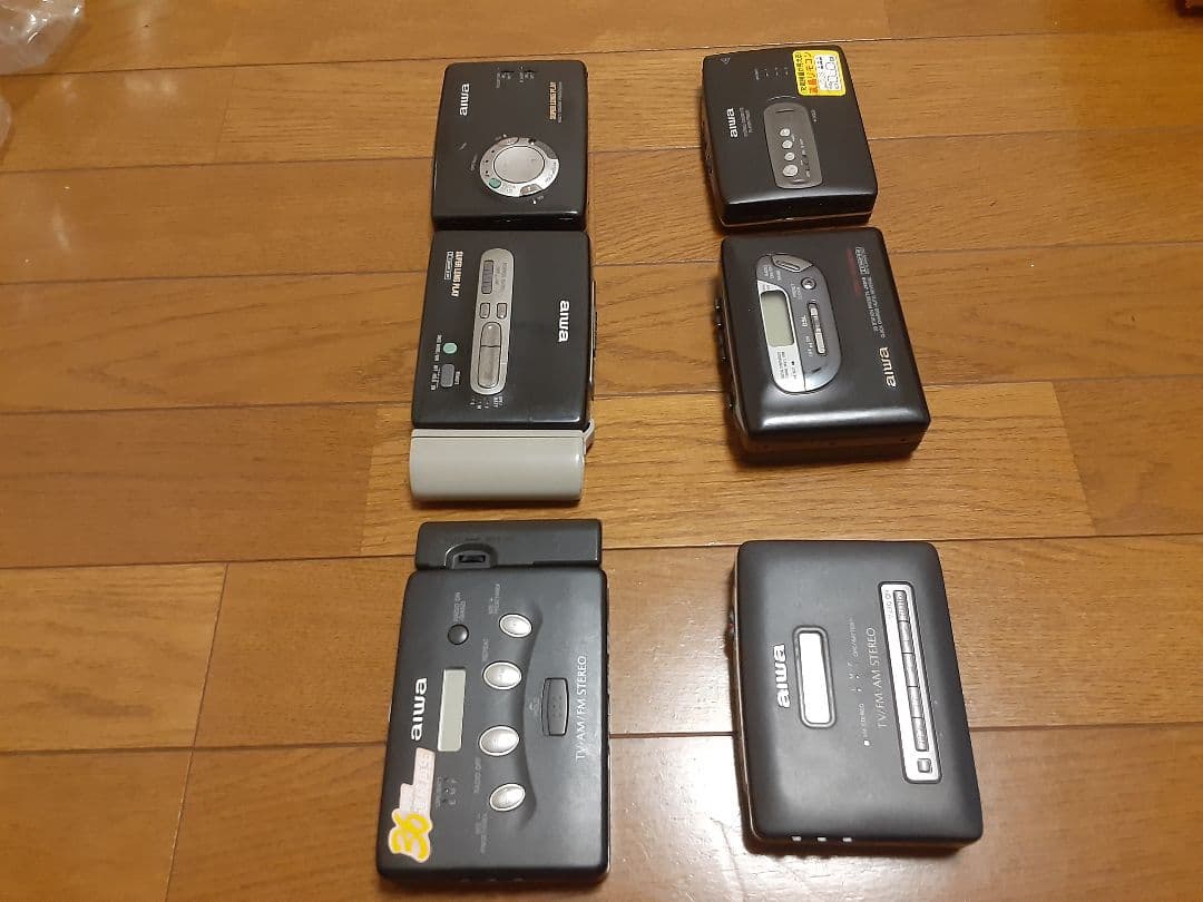 aiwa PX-530外6台 カセットプレーヤー ジャンク
