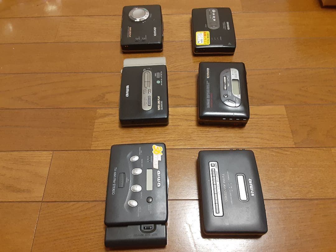 aiwa PX-530外6台 カセットプレーヤー ジャンク