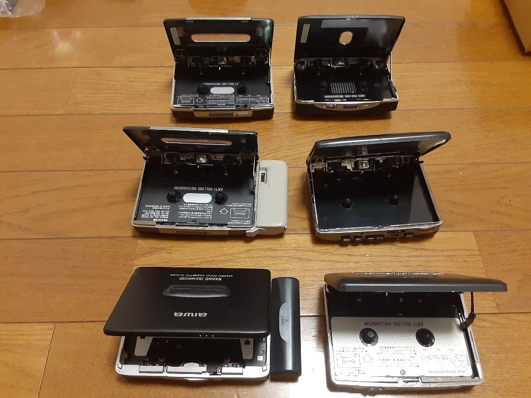 aiwa PX-530外6台 カセットプレーヤー ジャンク