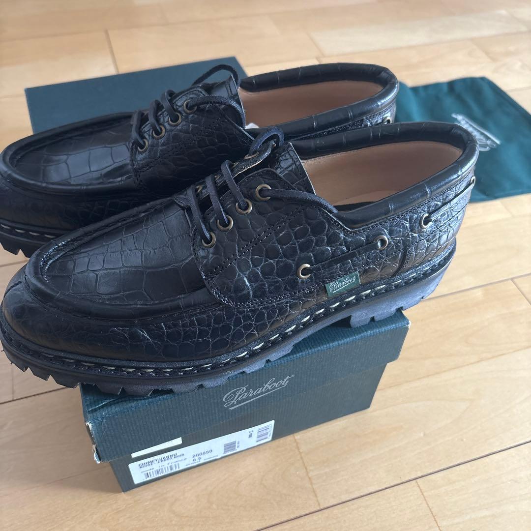 Paraboot Chimey/Jiannu 6.5 黒型押し