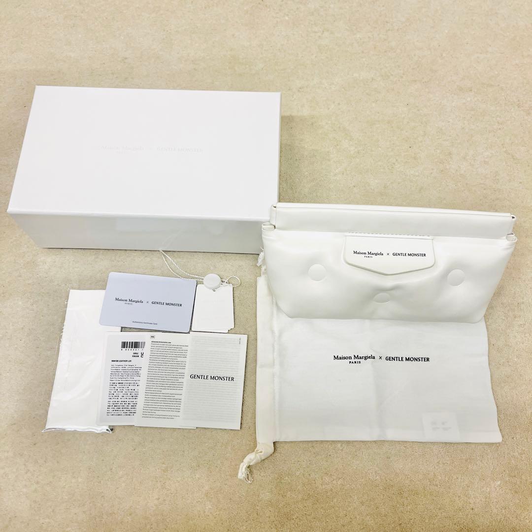 【付属品完備】マルジェラ × GENTLE MONSTER レザーサングラス　黒