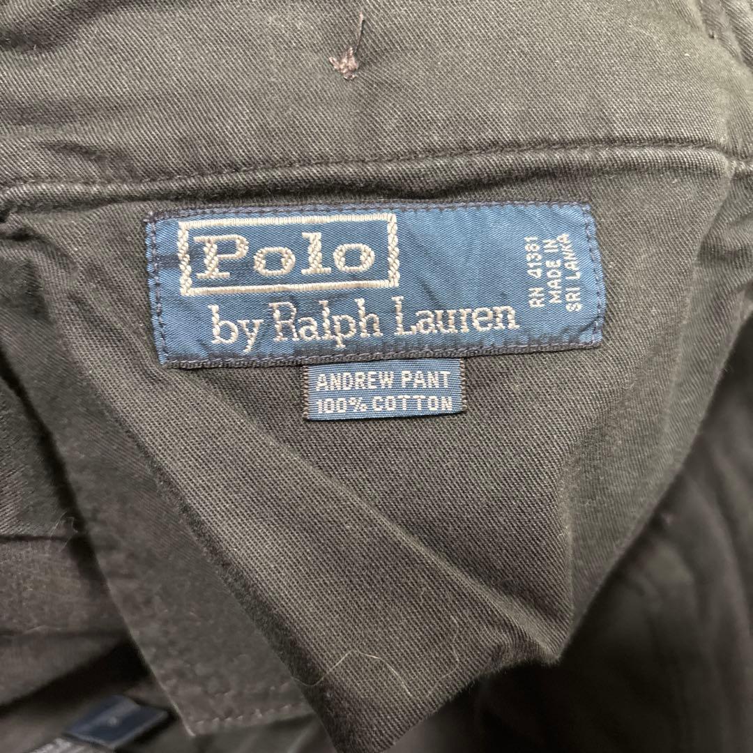 【90s】 POLO andrew corduroy pants BLACK