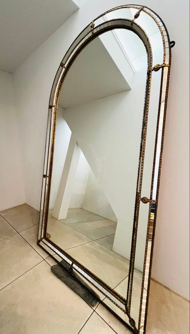 ◼︎◼︎送料込みに変更◼︎◼︎スペイン製・大型スタンドミラー ◼︎ハリウッドリージェンシー