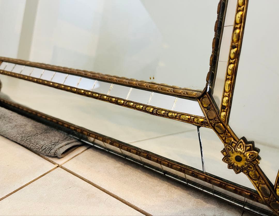 ◼︎◼︎送料込みに変更◼︎◼︎スペイン製・大型スタンドミラー ◼︎ハリウッドリージェンシー