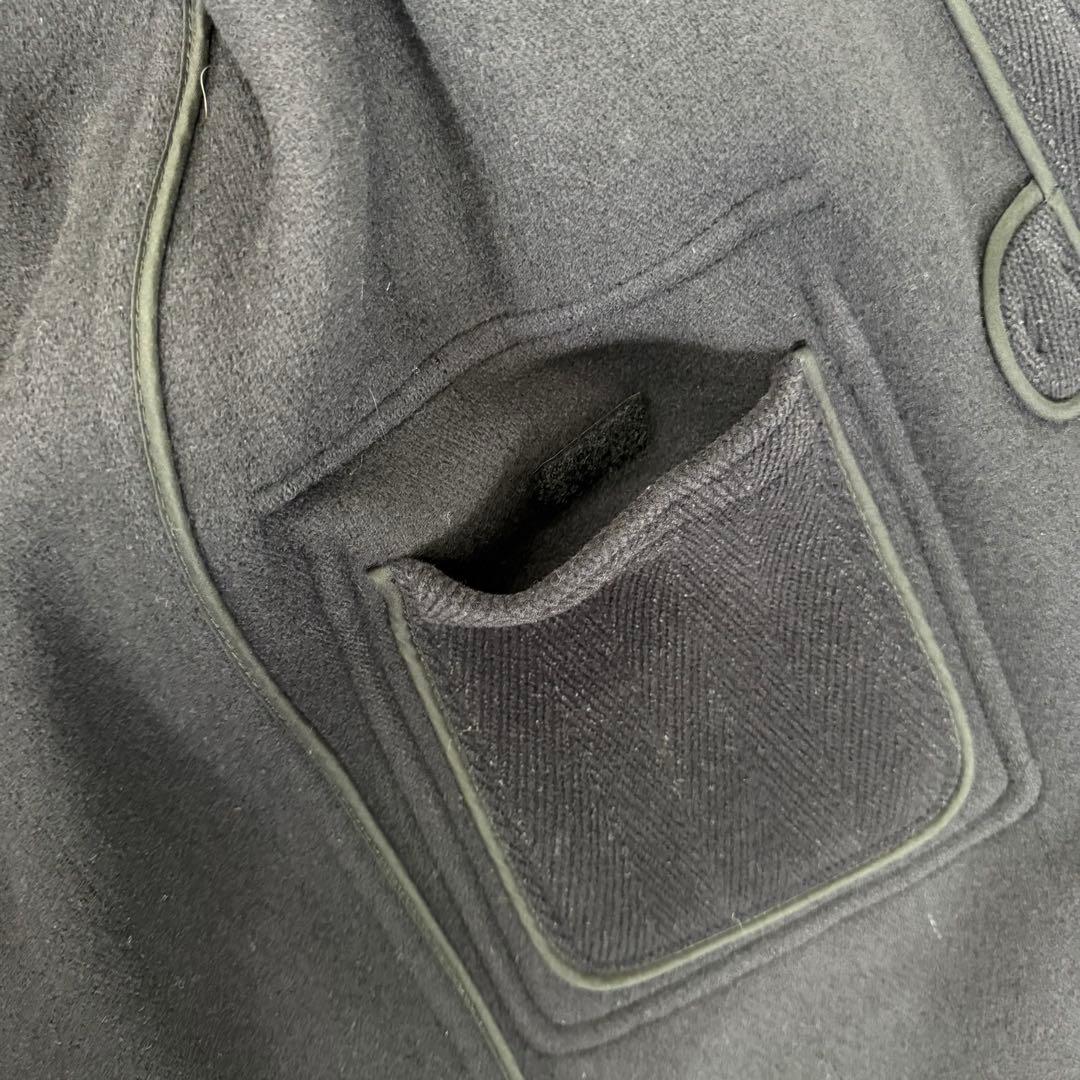 90s グローバーオール キングストン ヘリンボーン ダッフルコート ネイビー