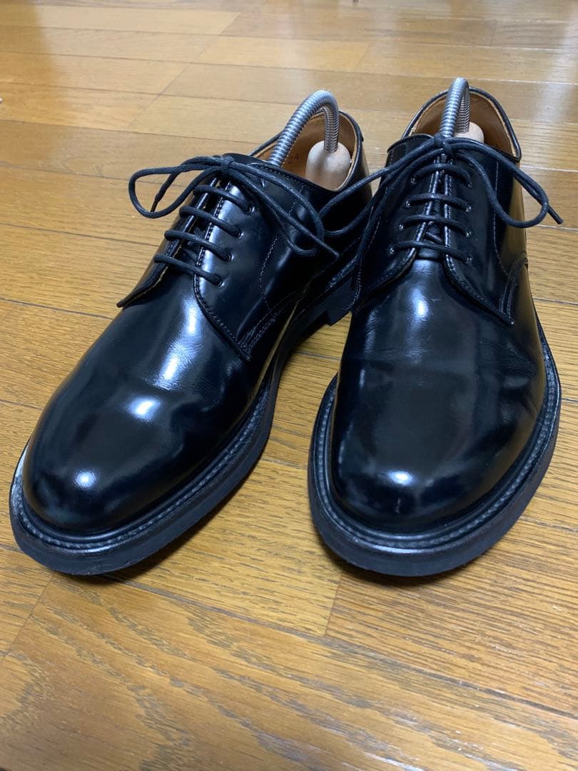 REGAL プレーントゥ JN01 ビジネスシューズ 黒 レザー 24