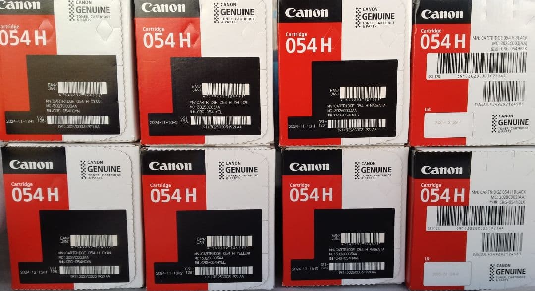 canonトナーカートリッジ 　2種類　合計12本