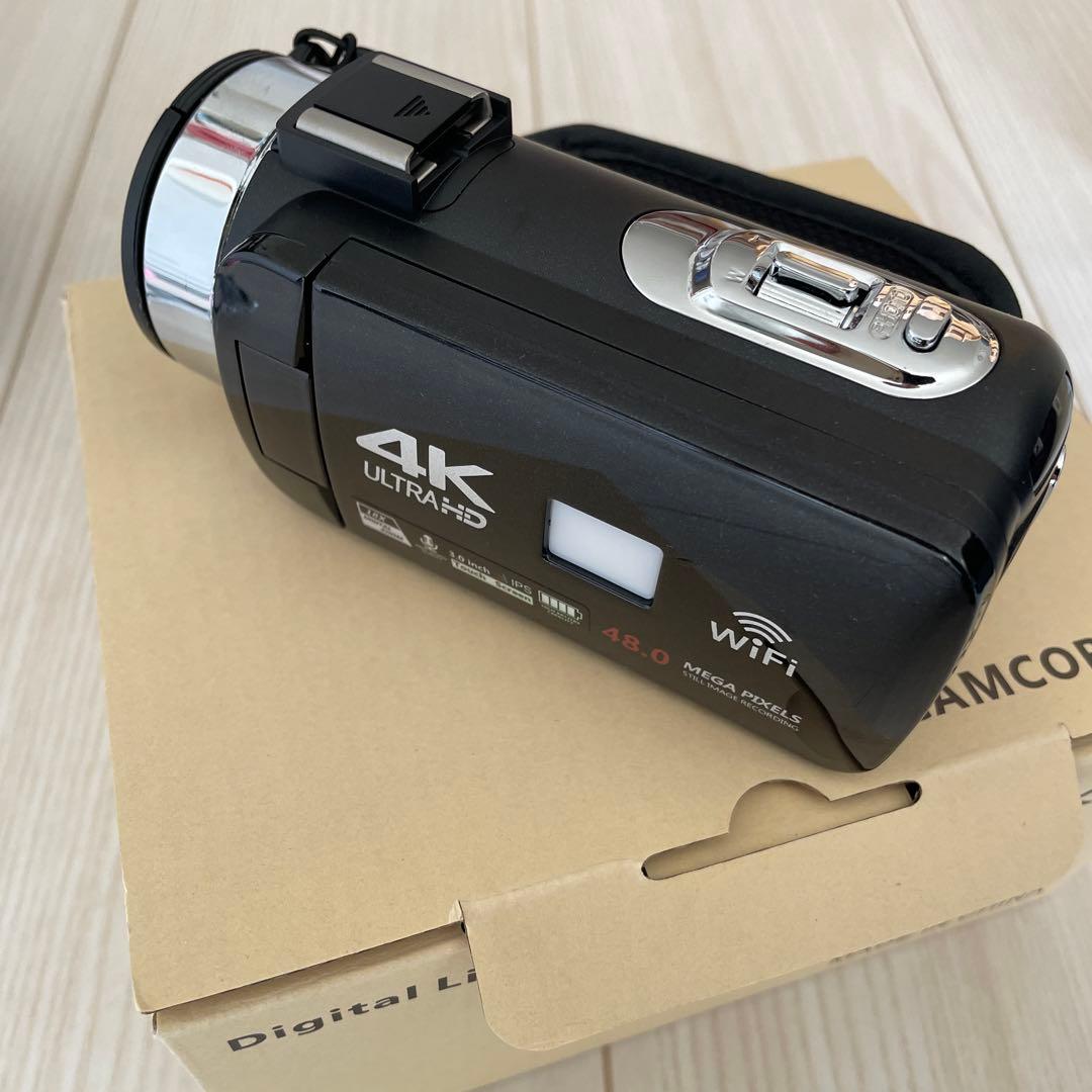 4K デジタルカムコーダー Wi-Fi機能付き