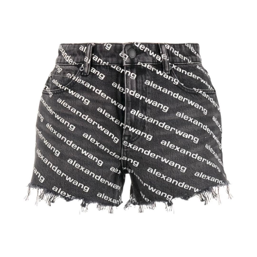 alexanderwang ロゴプリントショートパンツ