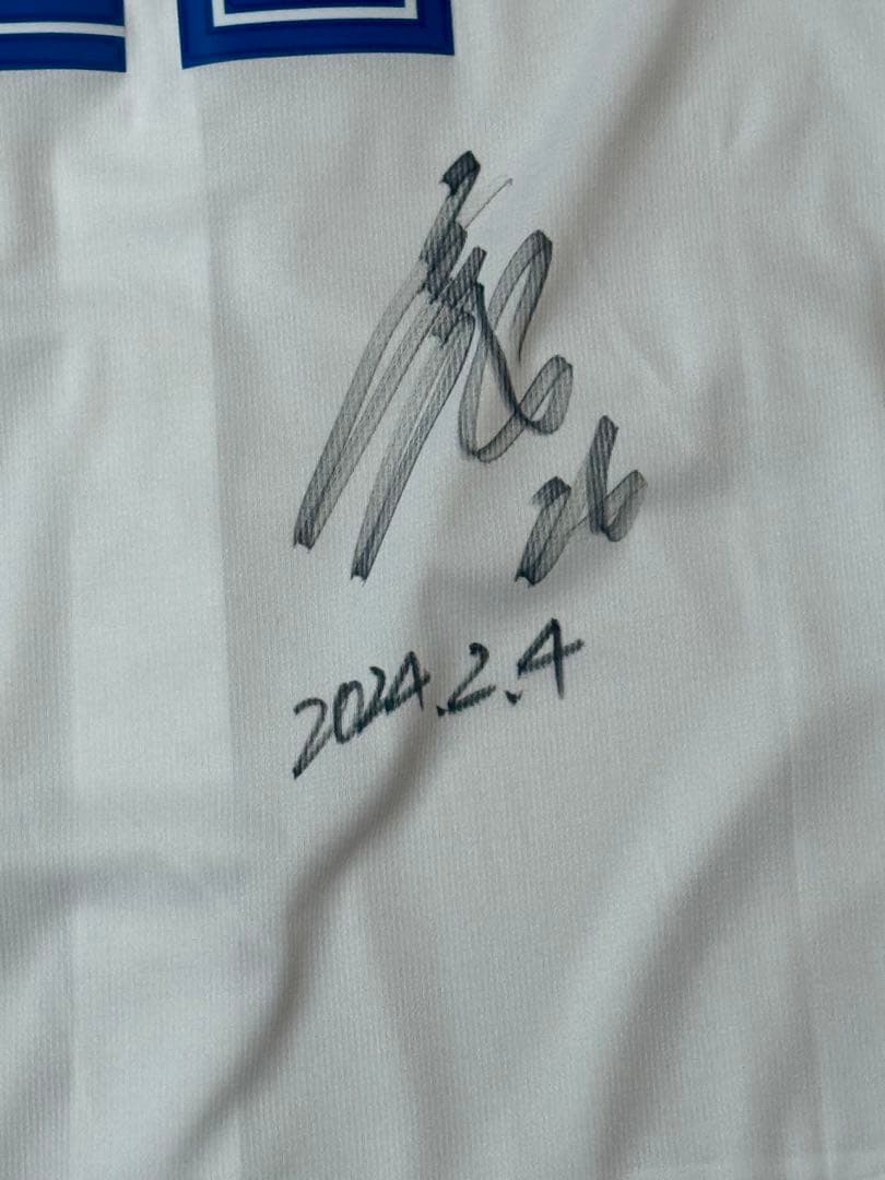 ❤*読様 日ハム田中正義　直筆サインユニフォーム　2月のキャンプ サイズＬ