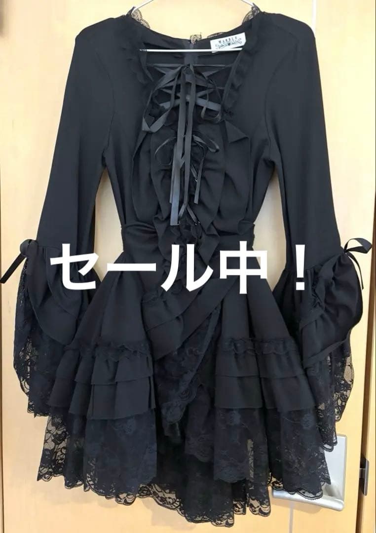 【限定セール！】marble ゴスロリ 黒 ワンピース