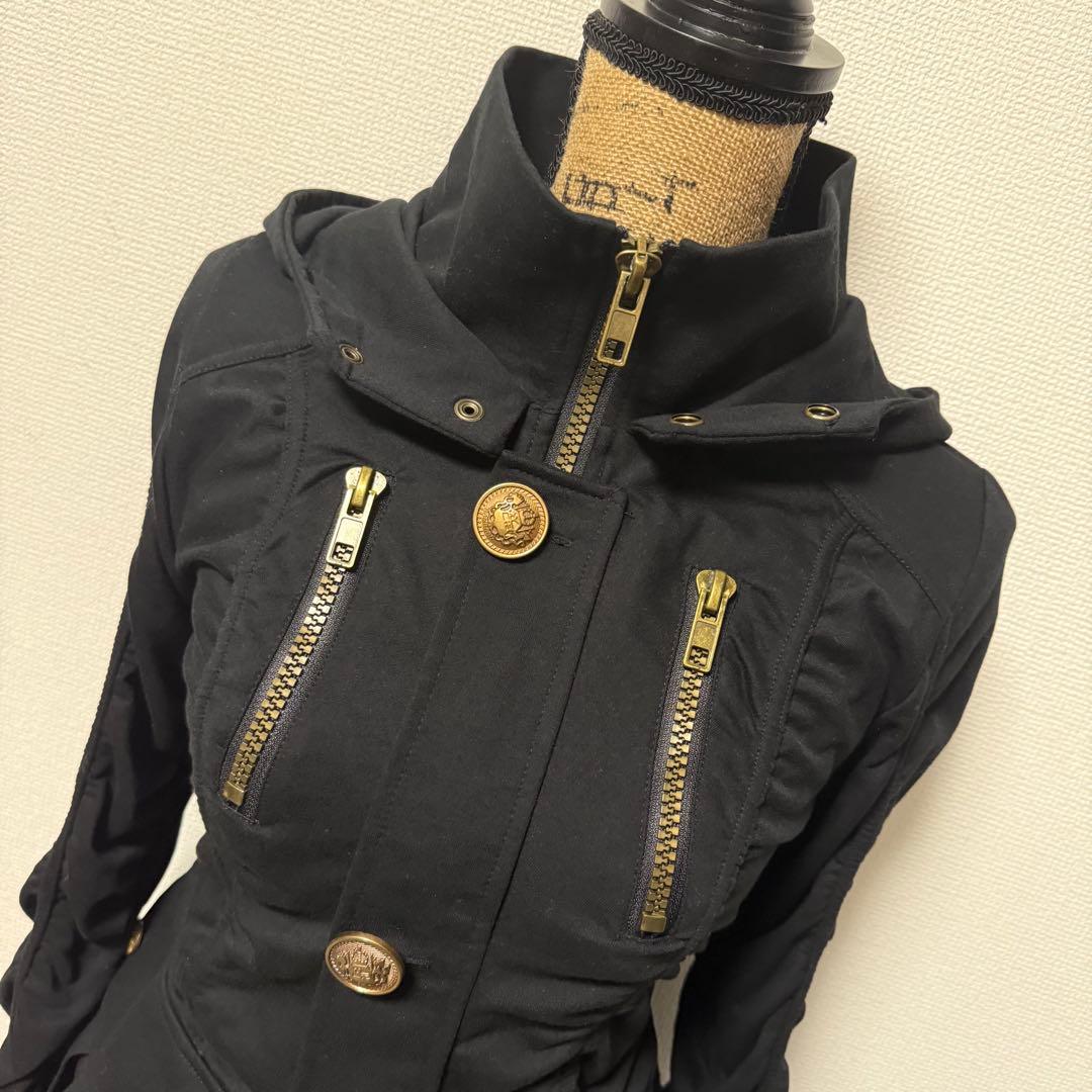 y2k 00s❤︎ ギミック グランジ クシュクシュパーカー