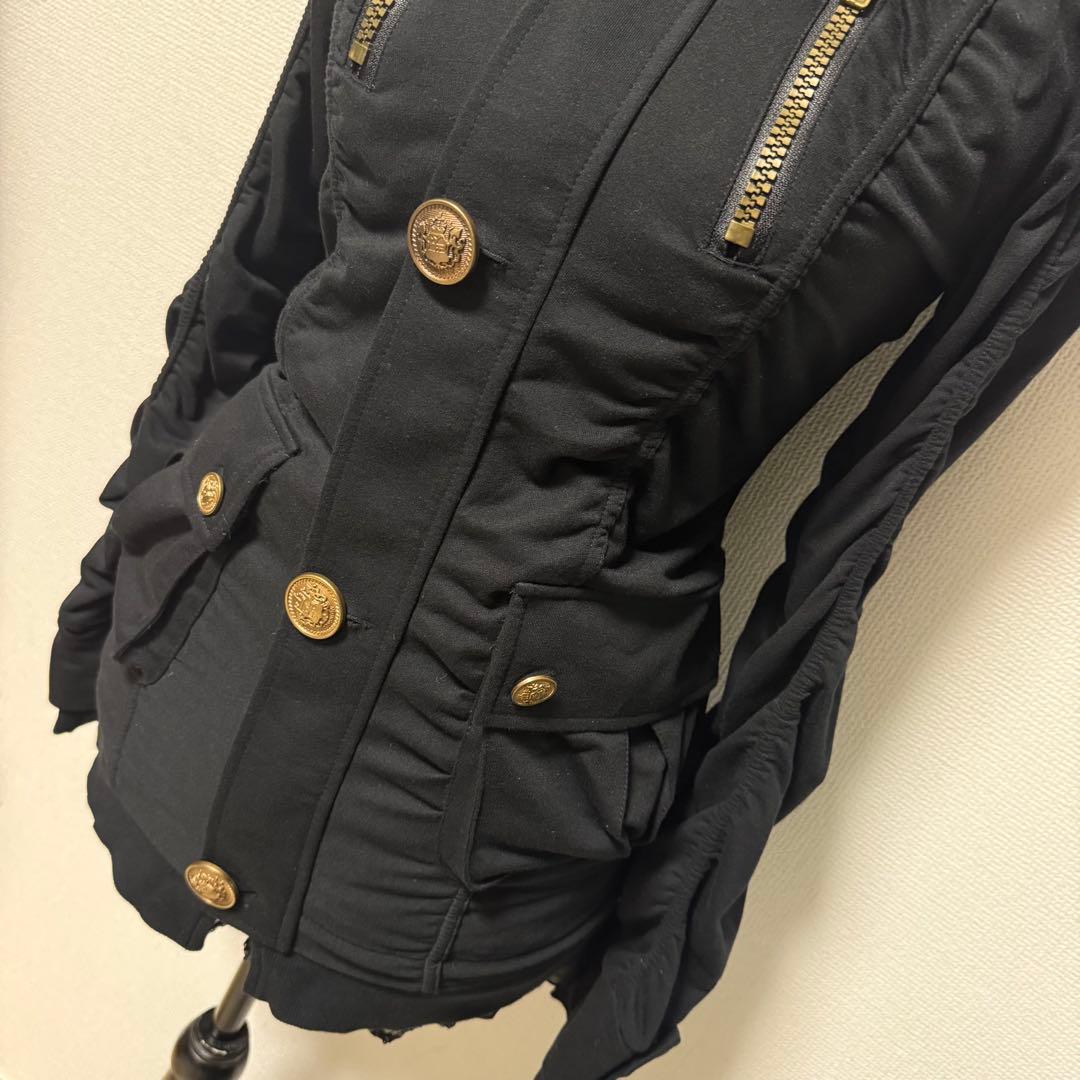 y2k 00s❤︎ ギミック グランジ クシュクシュパーカー