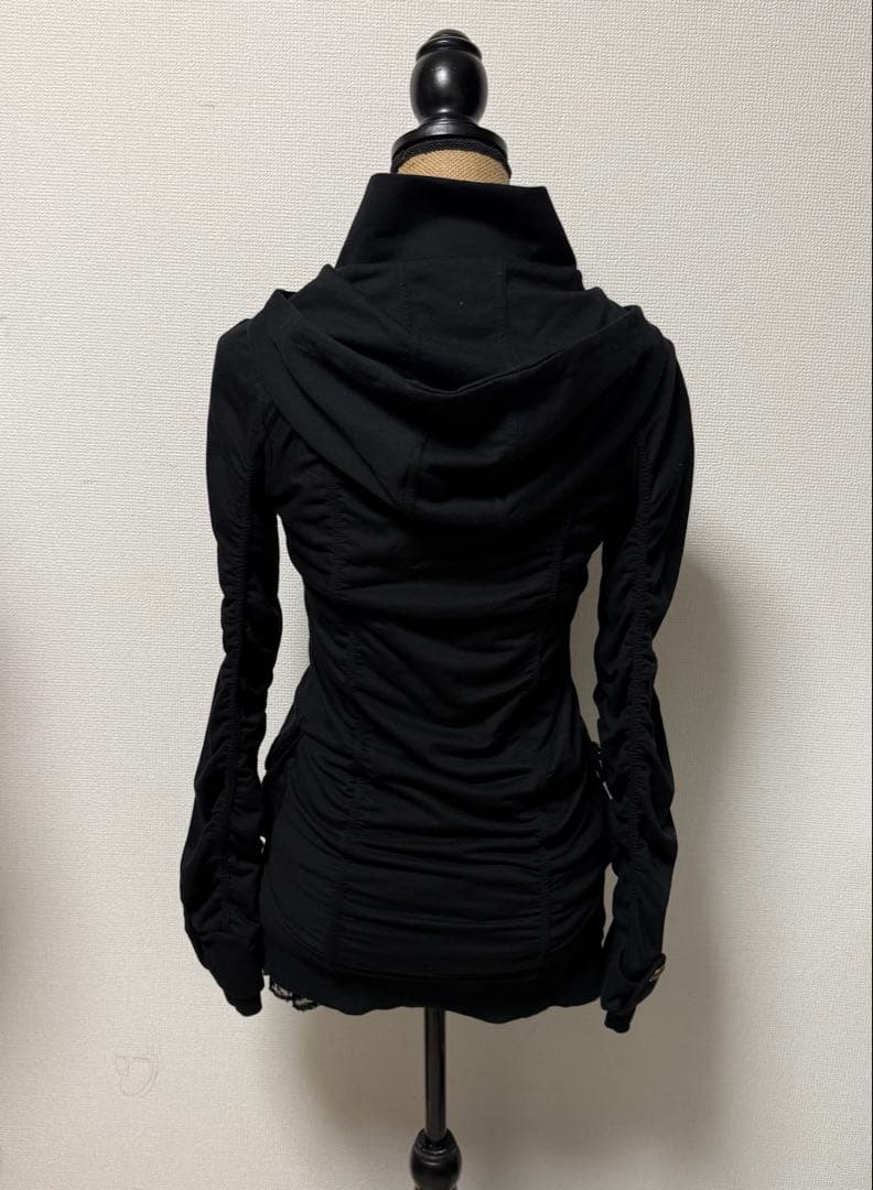 y2k 00s❤︎ ギミック グランジ クシュクシュパーカー