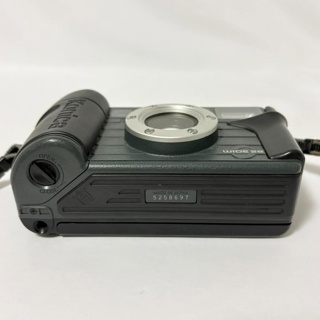 【完全動作】 Konica 現場監督 WIDE 28 フィルムカメラ #455