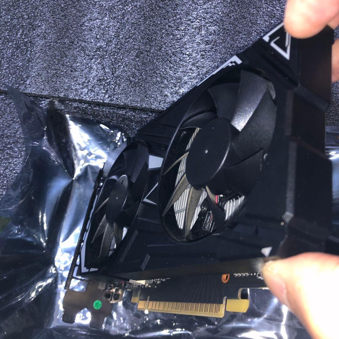 玄人志向 GF-GTX1650D6-E4GB/DF3 GDDR6 動作確認済み