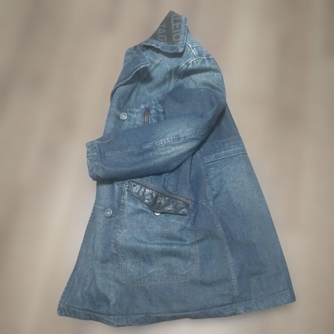 【美品 】ディーゼル DIESELデニムジャケットコート裏ボアレザー 値下げ可能