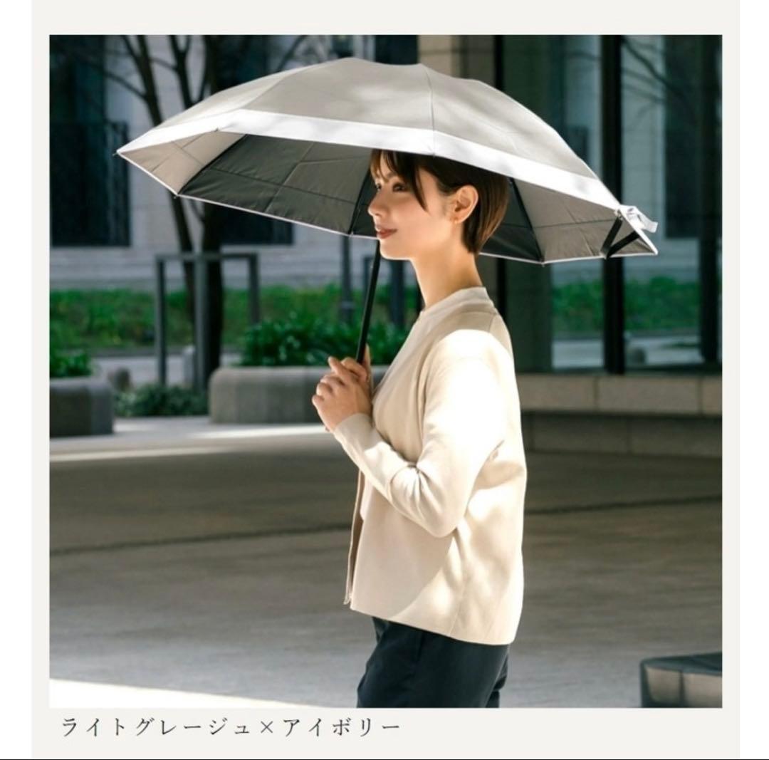 芦屋ロサブラン Rose Blanc 折りたたみ日傘