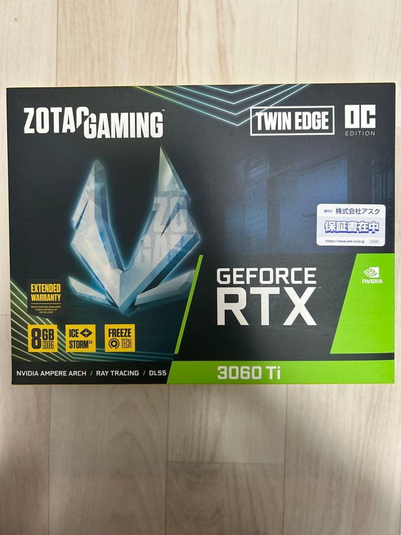 RTX3060ti ゾタック　箱あり