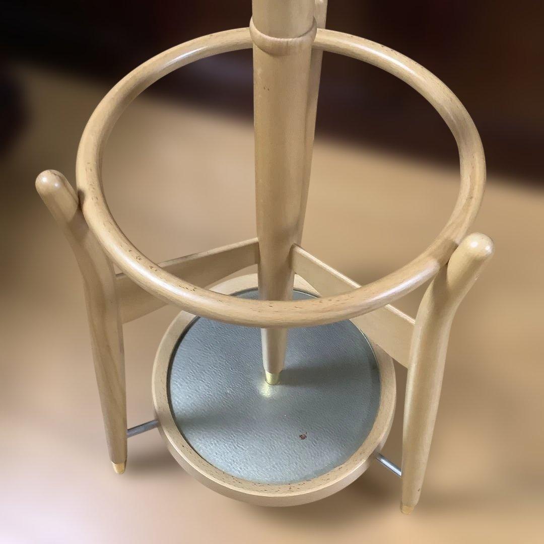 ポールハンガー　コート掛け　コートハンガー　傘立て　帽子ハンガー　玄関　木製