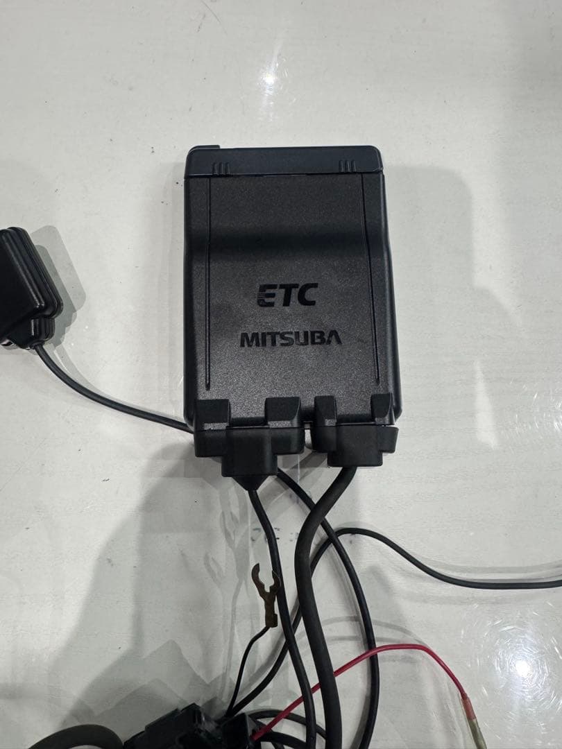 バイク用ETC MSC-BE51 動作確認済　ヤマハポーチ付　アンテナ分離型