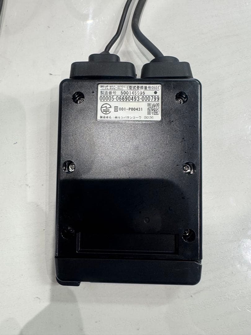 バイク用ETC MSC-BE51 動作確認済　ヤマハポーチ付　アンテナ分離型