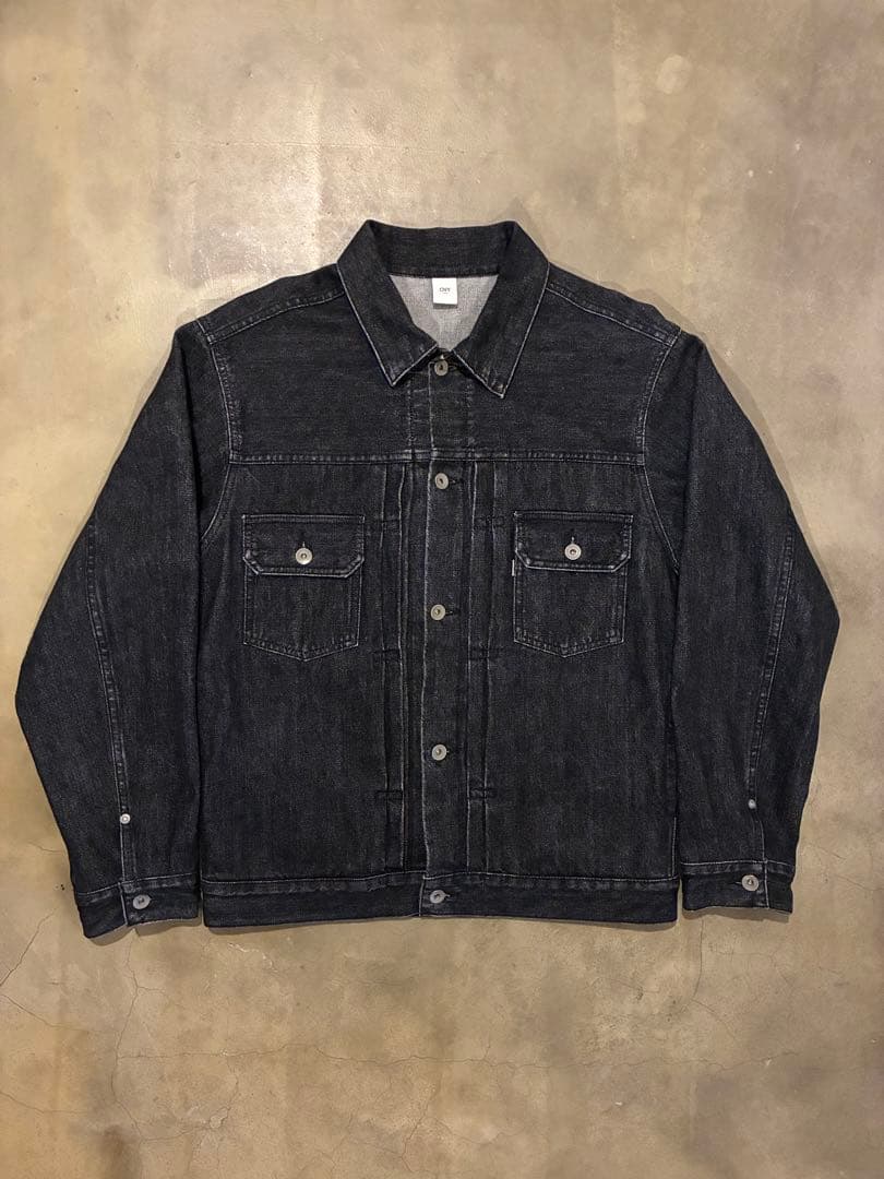 ジャケット・アウター OVY JapanBlackWashed2ndTypeDenimJacket