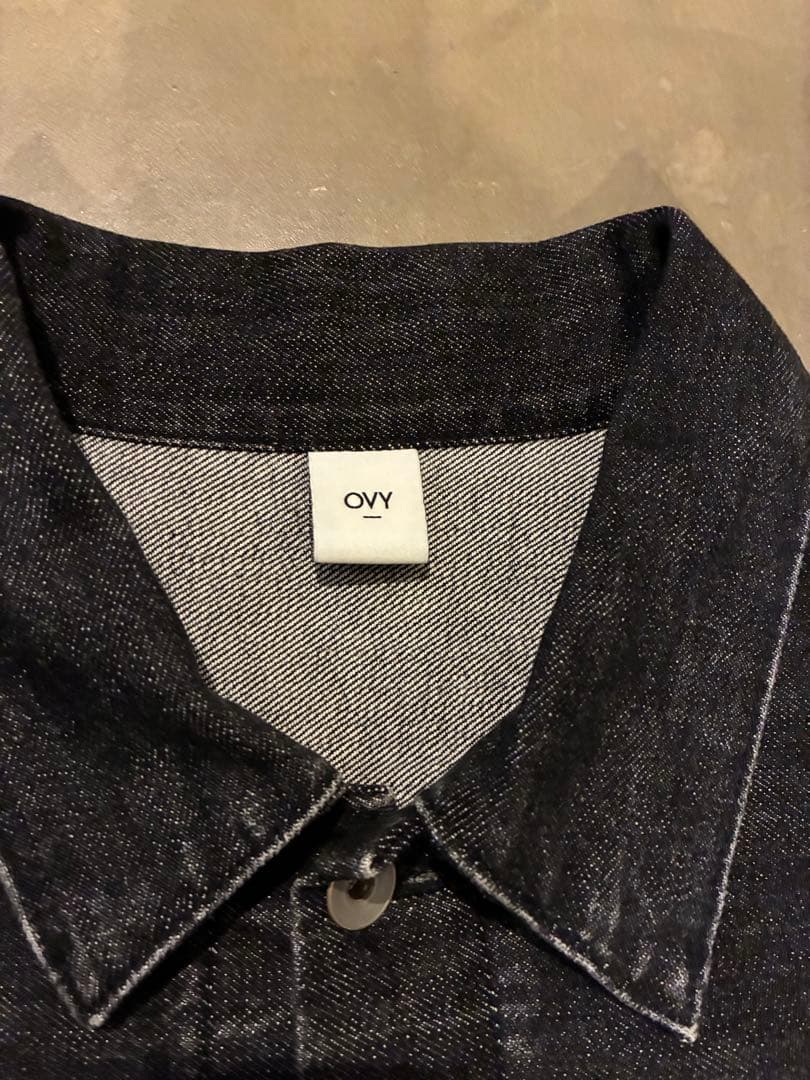 ジャケット・アウター OVY JapanBlackWashed2ndTypeDenimJacket