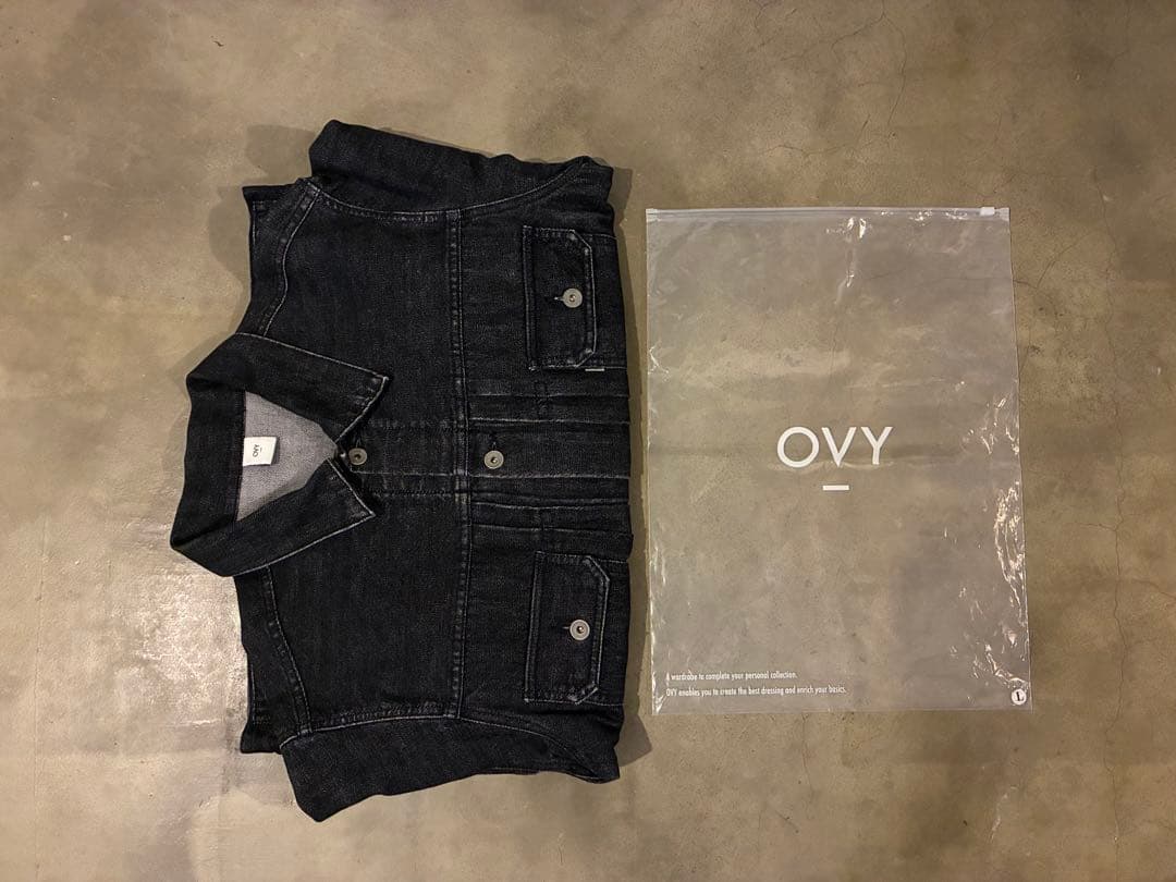 ジャケット・アウター OVY JapanBlackWashed2ndTypeDenimJacket