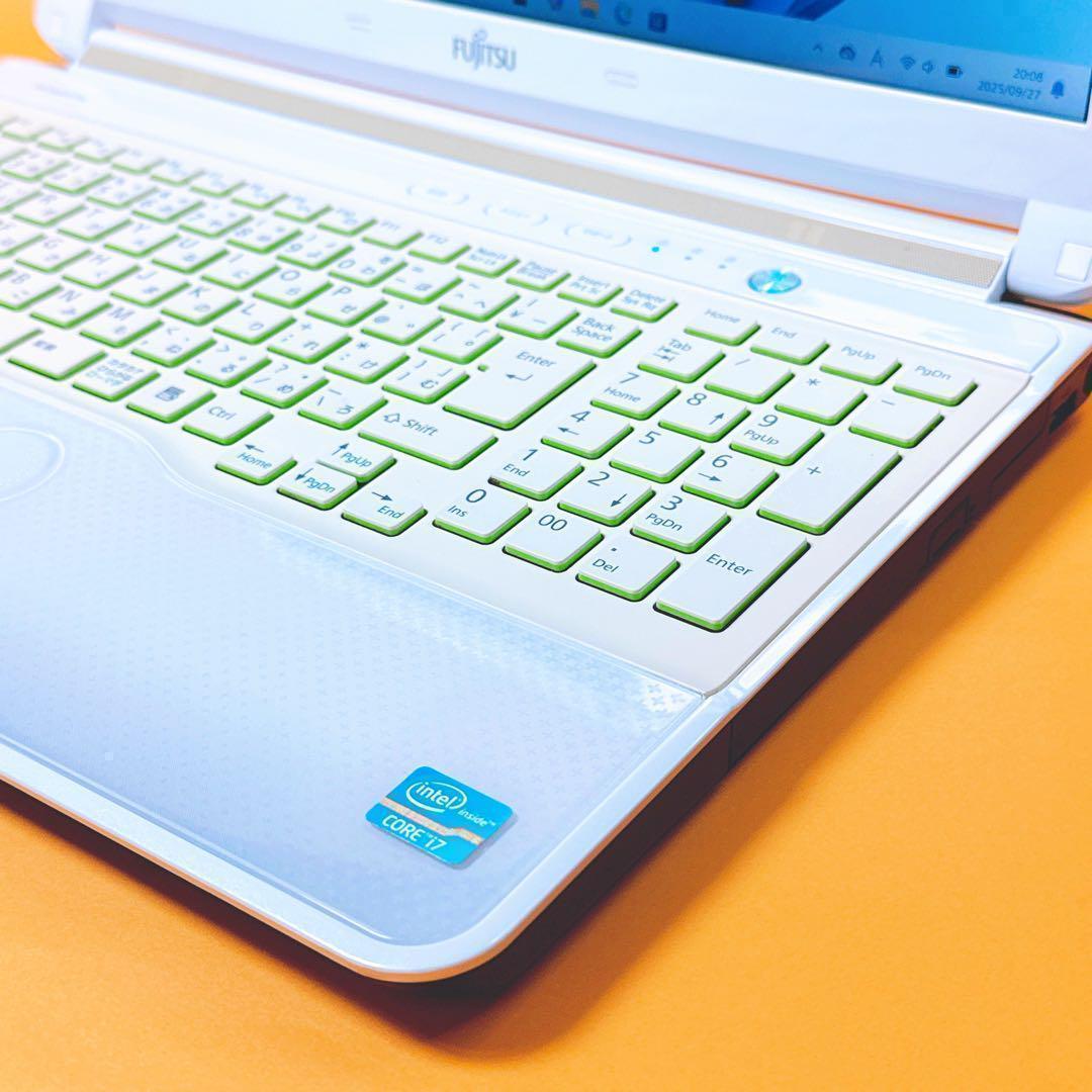 極上‼️爆速i7 16GB 新品SSD windows11 ノートパソコンカメラ