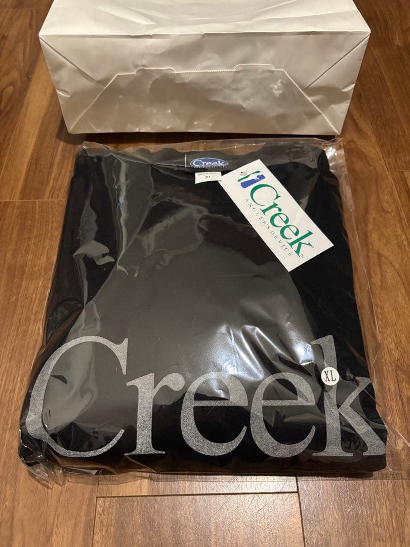 creek angler's device ロゴ入り トレーナー XL ブラック