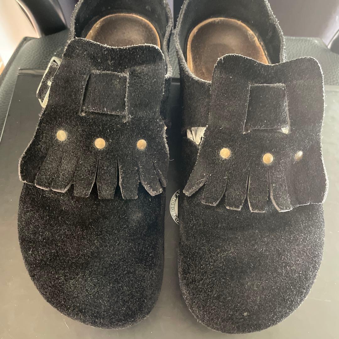 ビルケン ザルツブルク 黒色 スエード 41 ナロー幅