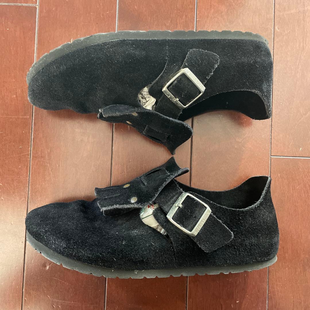 ビルケン ザルツブルク 黒色 スエード 41 ナロー幅