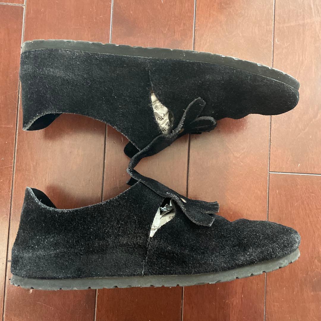 ビルケン ザルツブルク 黒色 スエード 41 ナロー幅