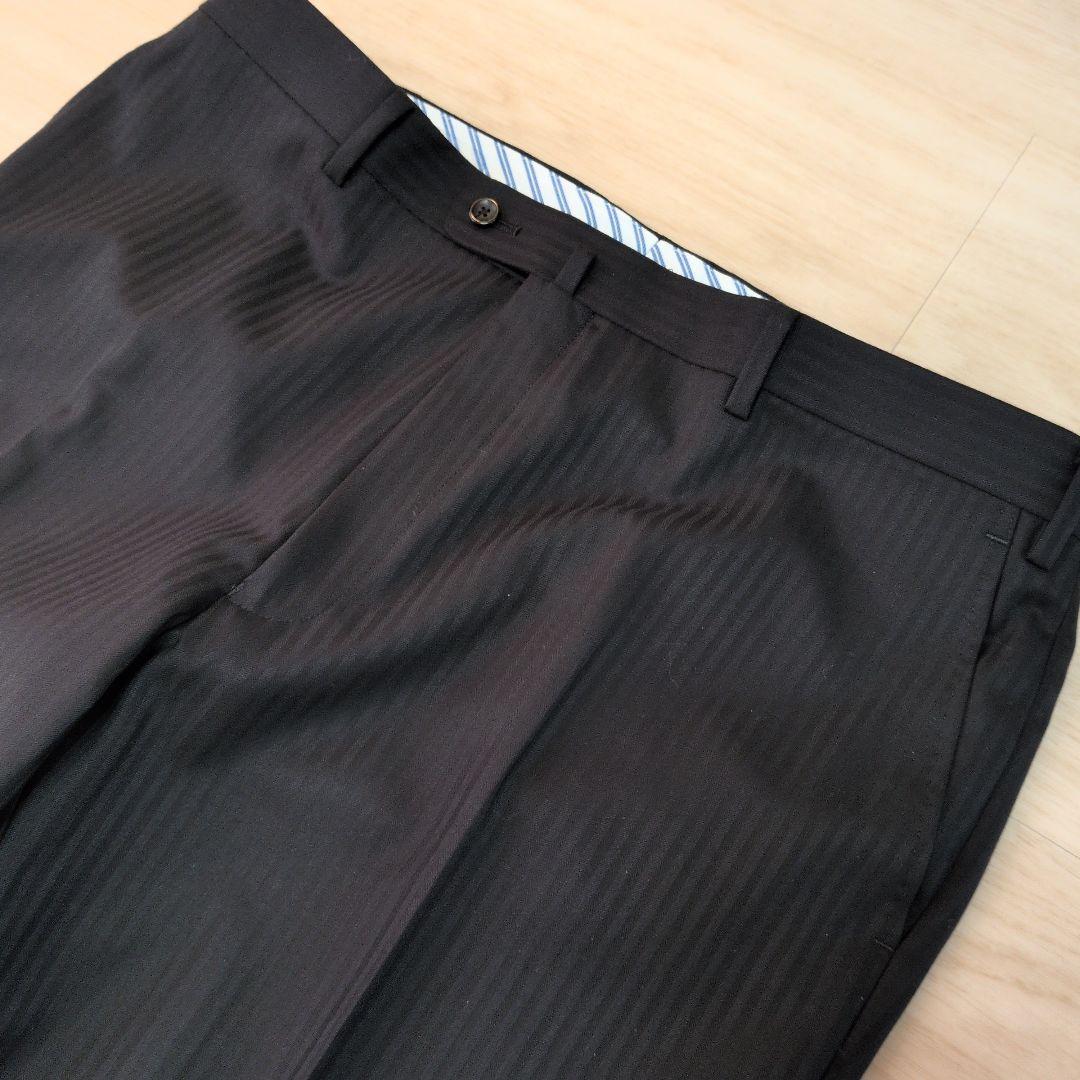 美品✨️ヒルトン　洋服の青山　3ピース スーツ スーパー110 XL　大きい