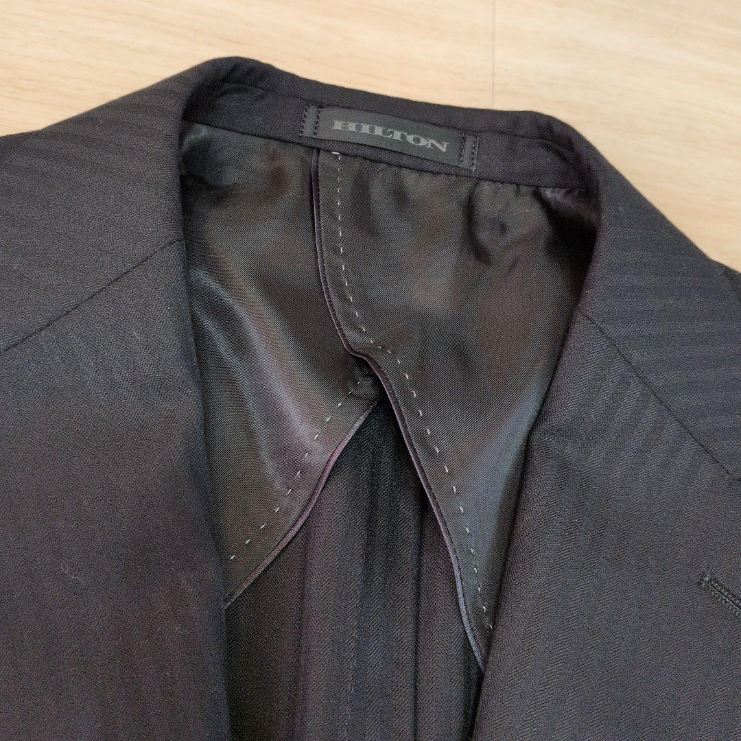 美品✨️ヒルトン　洋服の青山　3ピース スーツ スーパー110 XL　大きい