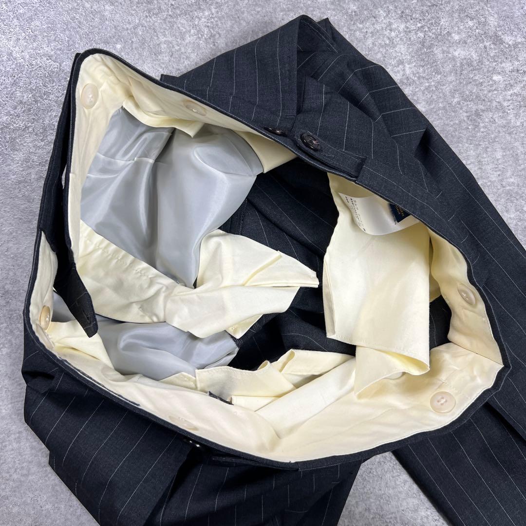 ラルフローレン イタリア製 ダブル スーツ セットアップ ストライプ