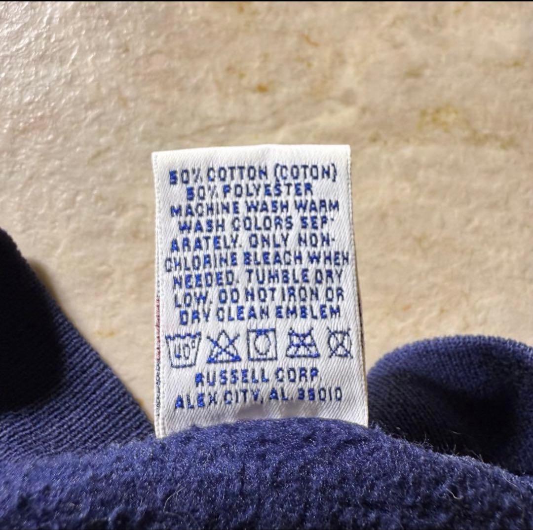 RUSSELL ATHLETICバイカラースウェット短丈USA製90s希少当時物