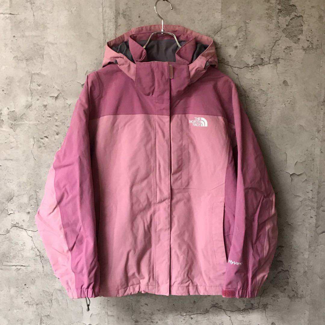 刺繍　ハイベント　M ザノースフェイス　マウンテンパーカー　スキーウェア