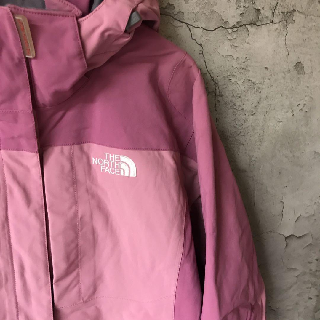 刺繍　ハイベント　M ザノースフェイス　マウンテンパーカー　スキーウェア