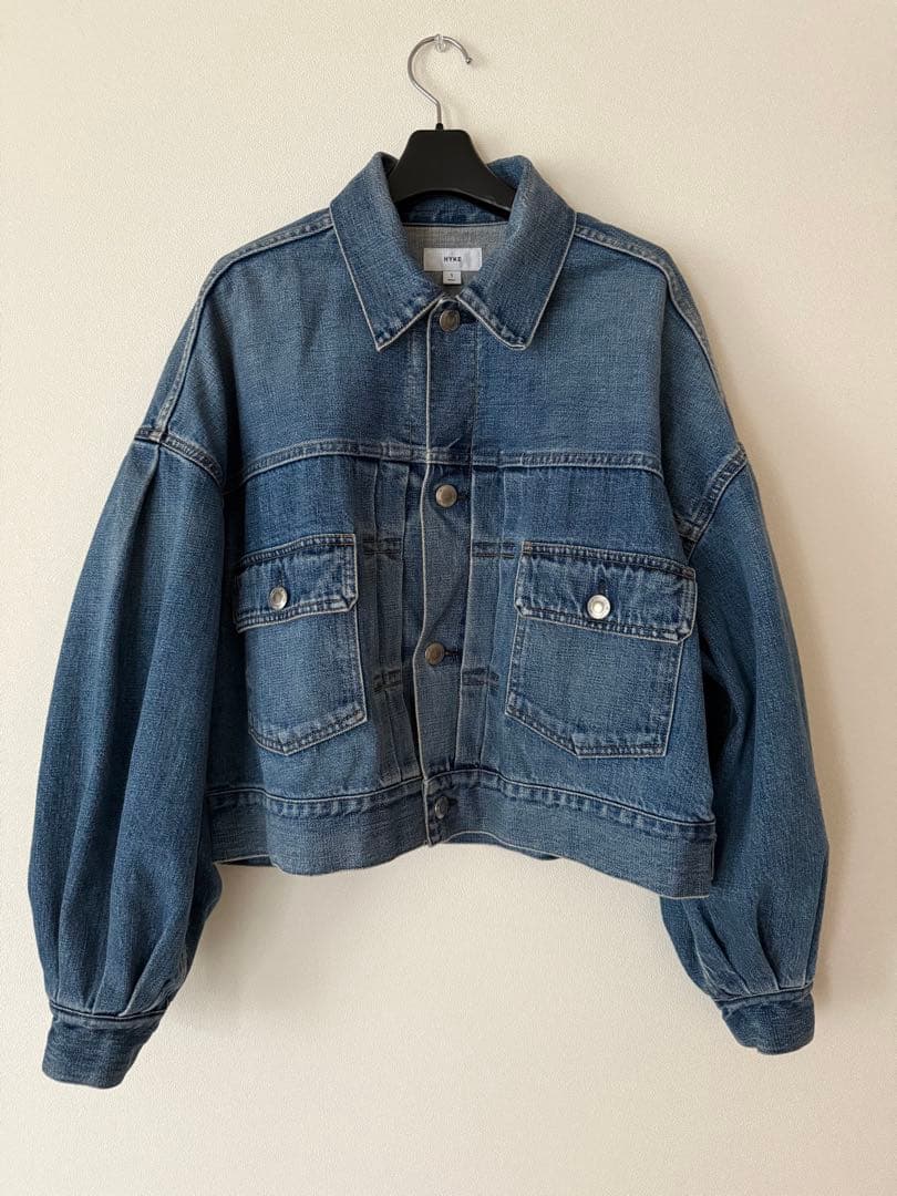 HYKE バルーンスリーブデニムジャケット　サイズ1